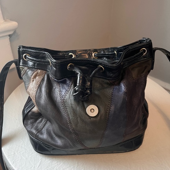 Giorgini Vintage Leather Patchwork Purse - Picture 5 of 7